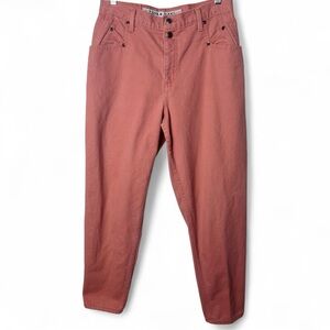 Zena Women’s Vintage High Waisted Mom Jeans Tapered Sherbert Raspberry 90s Sz 12